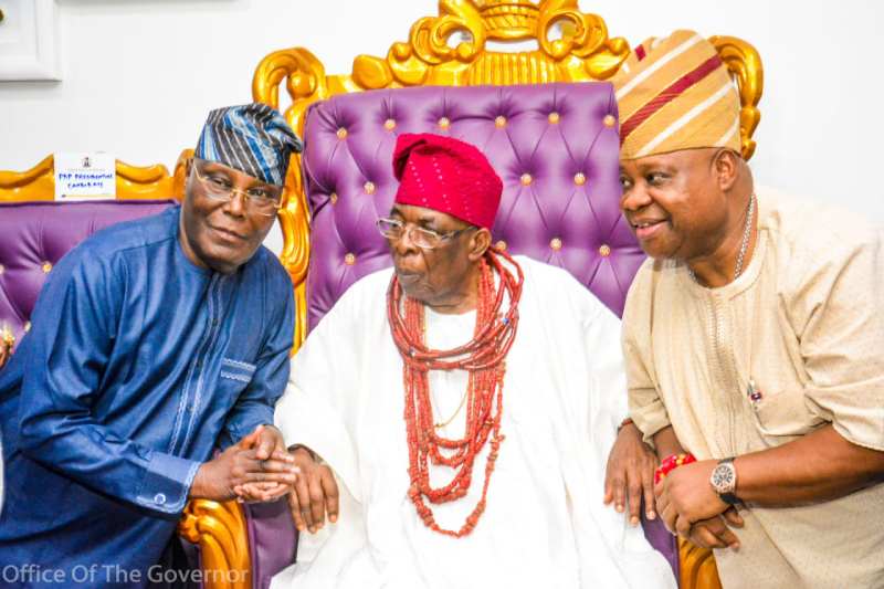 Photo News  Campaign: ATIKU'S ARRIVAL IN OSUN STATE IN PICS