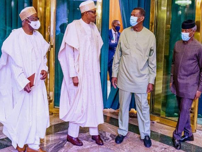 Pastor EAdeboye and Mohammadu Buhari