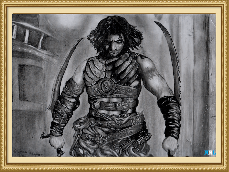 THE PRINCE OF PERSIA  DRAWING BY CHINUA