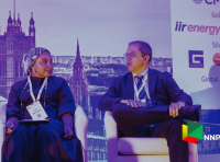 Maryamu Idris, Executive Director, Crude & Condensate, NNPC Trading Limited (left) with another panelist at the Argus European Crude Conference in London.