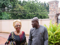 Chief Ben Etiaba with His Mother, Her Excellency Dame Virginia Etiaba