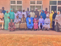  Group picture of participants at the two days capacity building workshop on Advocacy smStrategy and Budget Tracking for CSOs in Sokoto. 