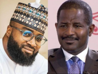 Khalil Suleiman Halilu and the Out-gone NASENI Executive Chairman Bashir Gwandu 