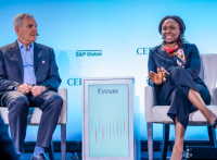 Executive Vice President, Upstream, NNPC Ltd, Mrs. Oritsemeyiwa Eyesan, speaks during a Panel Session titled “What are the Choices for Upstream Strategies? at the ongoing 2024 CERAWeek Conference in Houston, the United States on Tuesday.