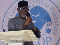 Senator Liyel lmoke, former governor of Cross River State and Guest Speaker at the 2024 GOCOP Annual Conference in Lokoja, Kogi State.