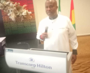 Dr Ugorji Okechukwu Ugorji, former Commissioner for Homeland Security and Vigilante Affairs, Imo state, speaking at the UN Conference in Abuja 