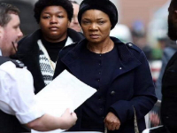  *  R-L:  Senator Ike Ekweremadu's Wife, Beatrice Nwanneka and Daughter, Sonia (middle) and a British Police Prosecutor.