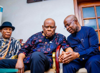 Death of Herbert: GOV OTTI GRIEVES, PAYS CONDOLENCE VISIT TO THE WIGWE FAMILY 